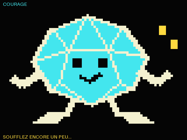 D20 Minitel encourageant les visiteurs